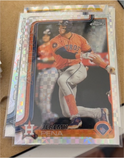 2025 Topps Chrome #239 Jeremy Pena — front
