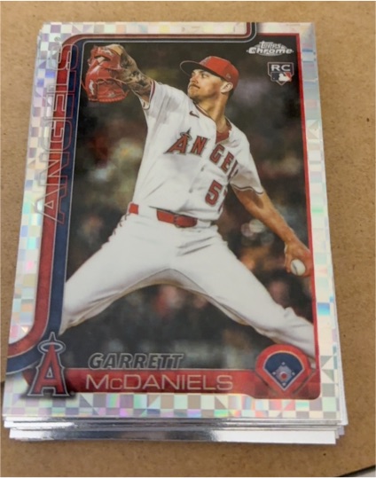 2025 Topps Chrome Update #USC20 Garrett McDaniels — front