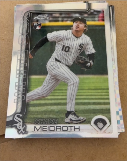 2025 Topps Chrome Update #USC75 Chase Meidroth — front