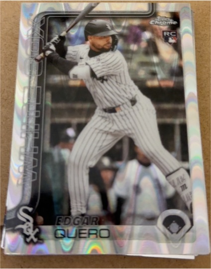 2025 Topps Chrome Update #US145 Edgar Quero — front