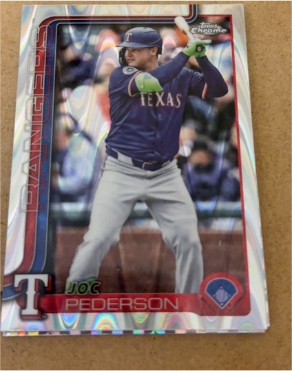 2025 Topps Chrome Baseball Update #USC46 Joc Pederson — front