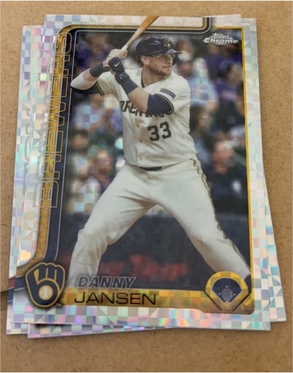 2025 Topps Chrome Update #USC122 Danny Jansen — front