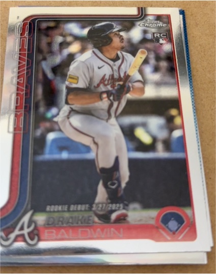 2025 Topps Chrome Update #US113 Drake Baldwin — front