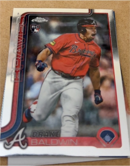 2025 Topps Chrome Update #USC96 Drake Baldwin — front