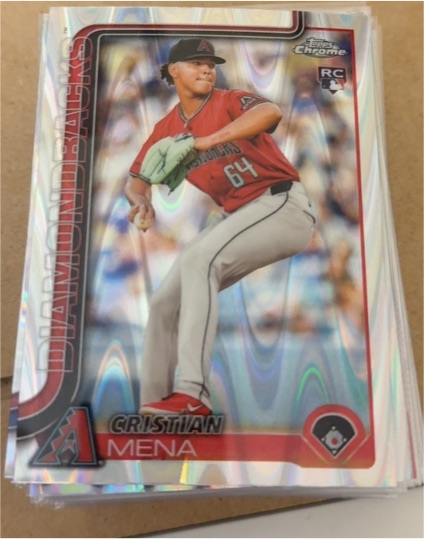 2025 Topps Chrome #102 Cristian Mena — front