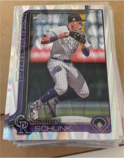 2025 Topps Chrome #238 Aaron Schunk — front