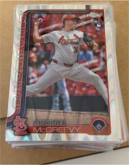 2025 Topps Chrome #29 Michael McGreevy — front
