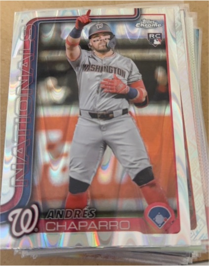 2025 Topps Chrome #187 Andrés Chaparro — front