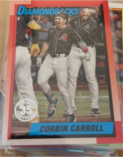 2025 Topps 1990 Topps 35th Anniversary #T90-45 Corbin Carroll — front