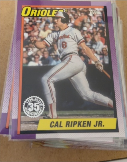 2025 Topps Series 1 1990 Topps #T90-59 Cal Ripken Jr. — front