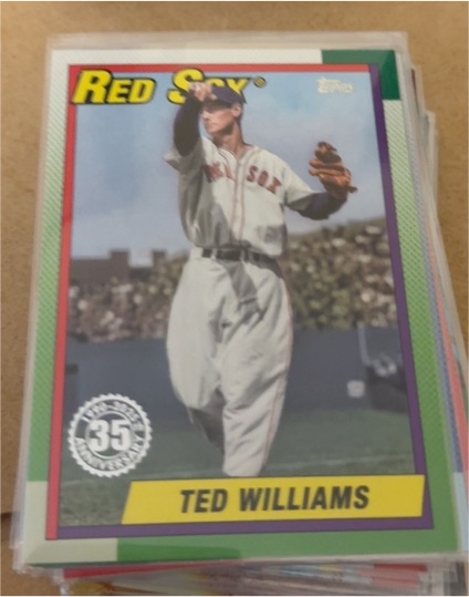 2025 Topps Series 1 1990 Topps #T90-26 Ted Williams — front