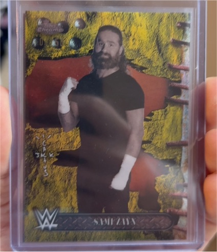 2025 Topps Chrome WWE x Cactus Jack #72 Sami Zayn — front