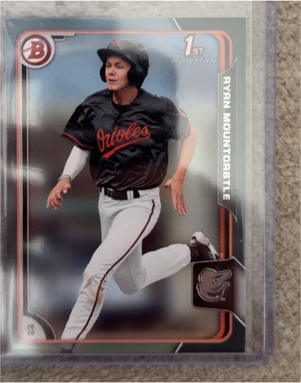 2015 Bowman Draft #80 Ryan Mountcastle — front
