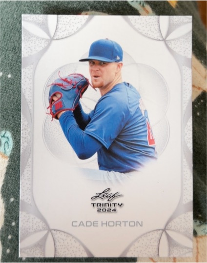 2024 Leaf Trinity #35 Cade Horton — front