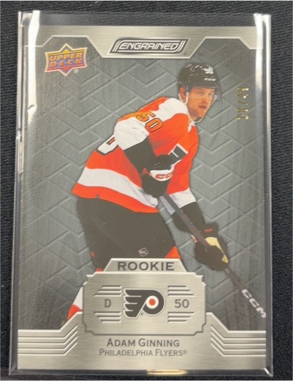 2023-24 Upper Deck Engrained #132 Adam Ginning Rookie — front