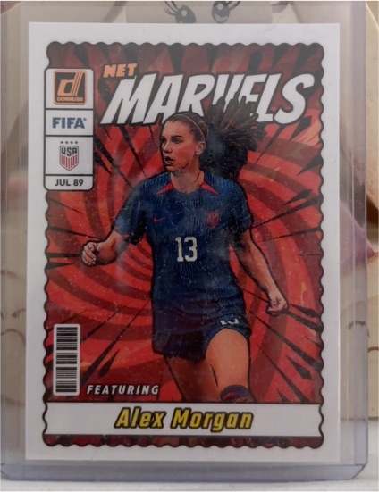 2023-24 Panini Donruss Soccer #24 Alex Morgan Net Marvels — front