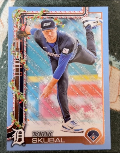 2025 Topps Holiday #H74 Tarik Skubal — front