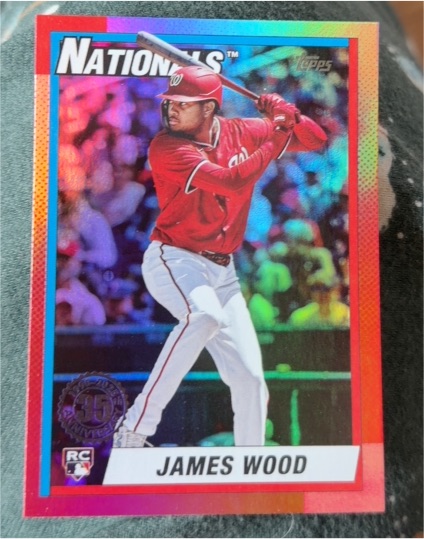 2025 Topps Update #U90-28 James Wood — front