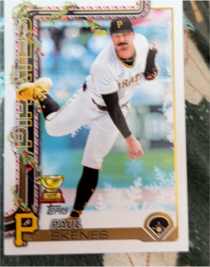 2025 Topps Holiday #H70 Paul Skenes — front