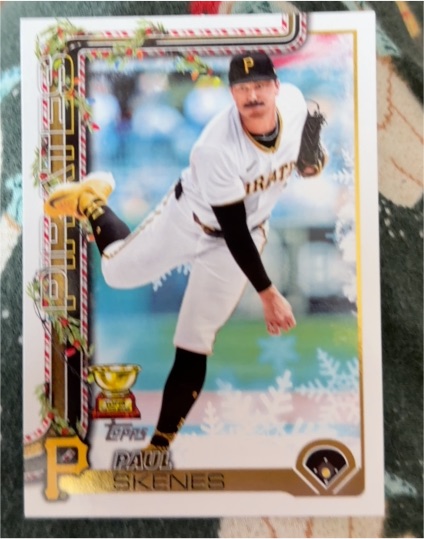 2025 Topps Holiday #H70 Paul Skenes — front