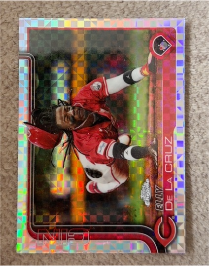 2025 Topps Chrome Update #USC189 Elly De La Cruz — front