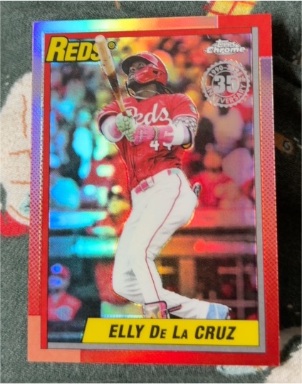 2025 Topps Chrome Update #90CU-3 Elly De La Cruz — front