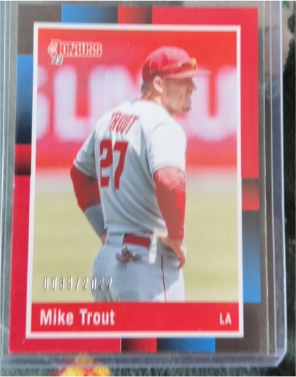 2022 Donruss #265 Mike Trout Retro — front