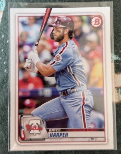 2020 Bowman #54 Bryce Harper — front