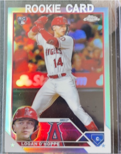 2023 Topps Chrome #188 Logan O'Hoppe — front