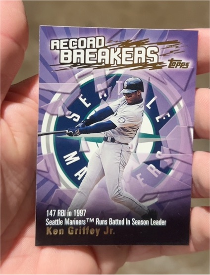 2003 Topps Record Breakers #RB-KG Ken Griffey Jr. — front