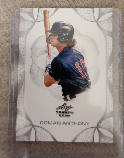 2024 Leaf Trinity #81 Roman Anthony — front