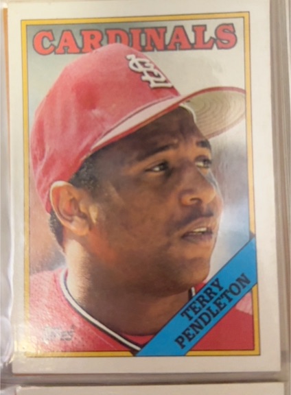 1988 Topps #635 Terry Pendleton — front