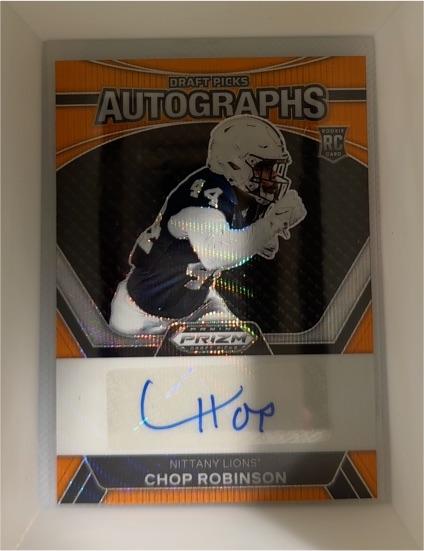 2024 Panini Prizm Draft Picks Autographs #DPA-CRN Chop Robinson — front