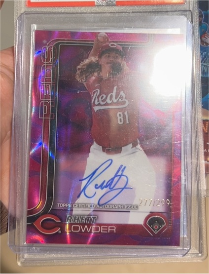 2025 Topps Chrome #RA-RL Rhett Lowder — front
