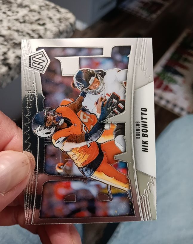 2025 Panini Mosaic Bang! #5 Nik Bonitto — front