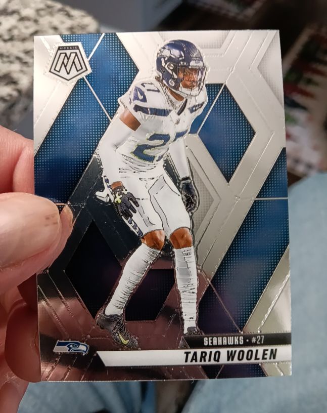2025 Panini Mosaic Football #116 Tariq Woolen — front
