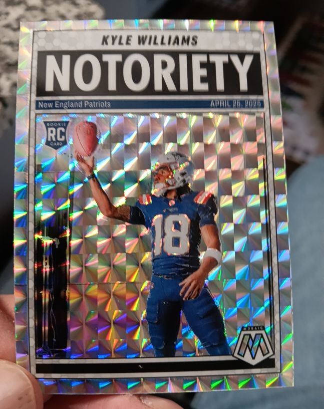 2025 Panini Mosaic #23 Kyle Williams Notoriety — front