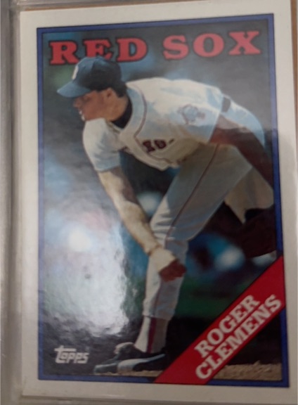 1988 Topps #70 Roger Clemens Boston Red Sox — front