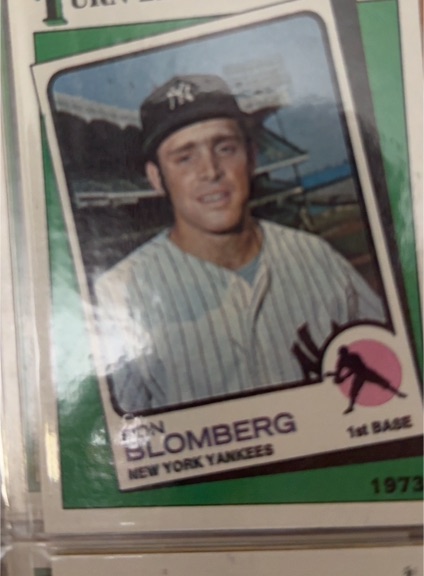 1973 Topps #462 Ron Blomberg — front