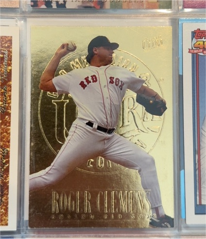 1996 Fleer Ultra Gold Medallion Roger Clemens — front