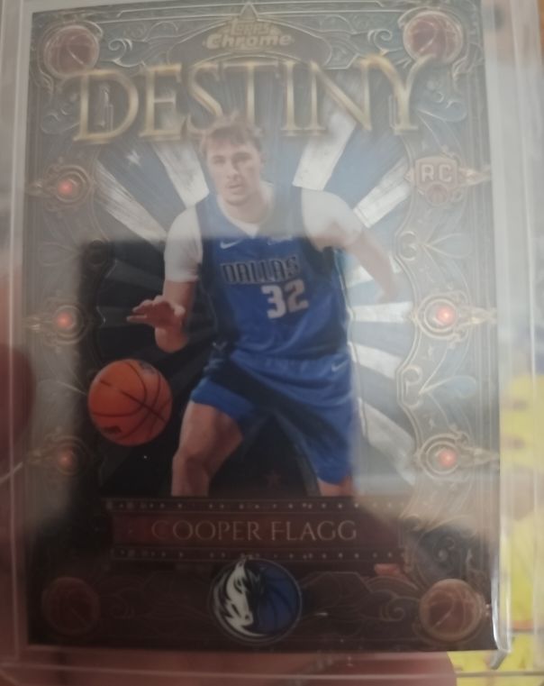 2025-26 Topps Chrome #D-1 Cooper Flagg Destiny — front