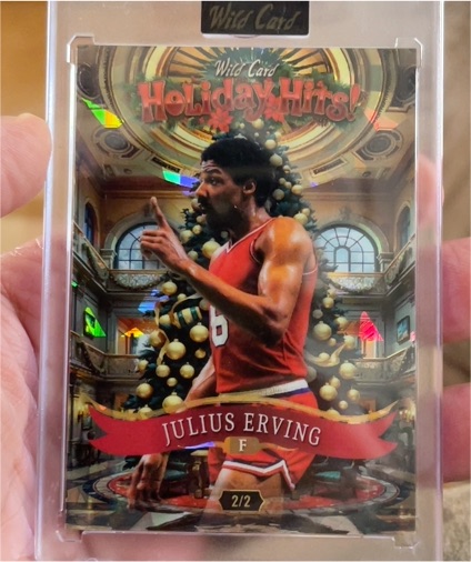 2025 Wildcard Holiday Hits #2/2 Julius Erving — front