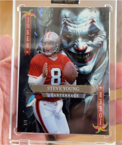 2025 Wild Card Jokers Wild #JOKER Steve Young — front