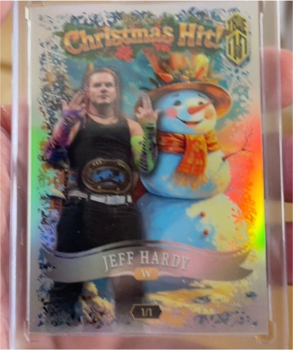 2025 Wild Card Holiday Hits Christmas Hit Jeff Hardy — front