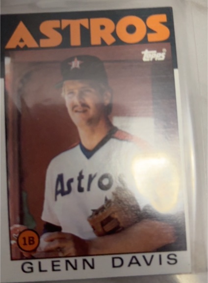 1986 Topps #389 Glenn Davis — front