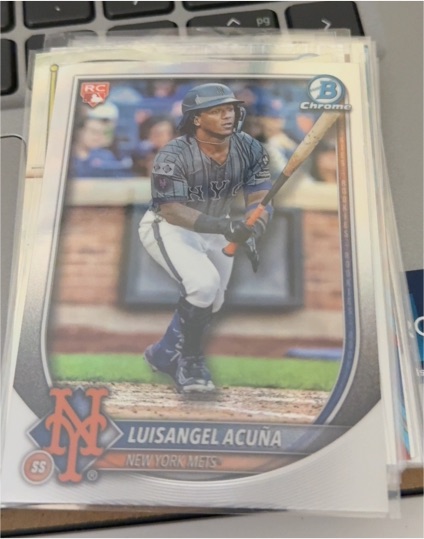 2025 Bowman Chrome #32 Luisangel Acuña — front