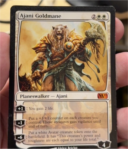Magic 2011 (M11) #1 Ajani Goldmane — front