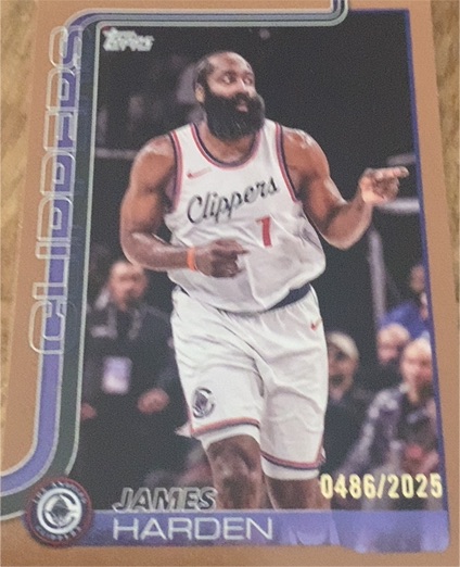 2025-26 Topps #143 James Harden — front