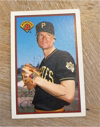 1989 Bowman #410 Jeff Robinson — front