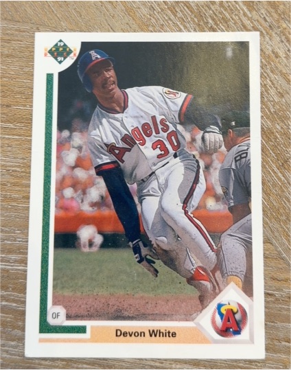 1991 Upper Deck #517 Devon White — front